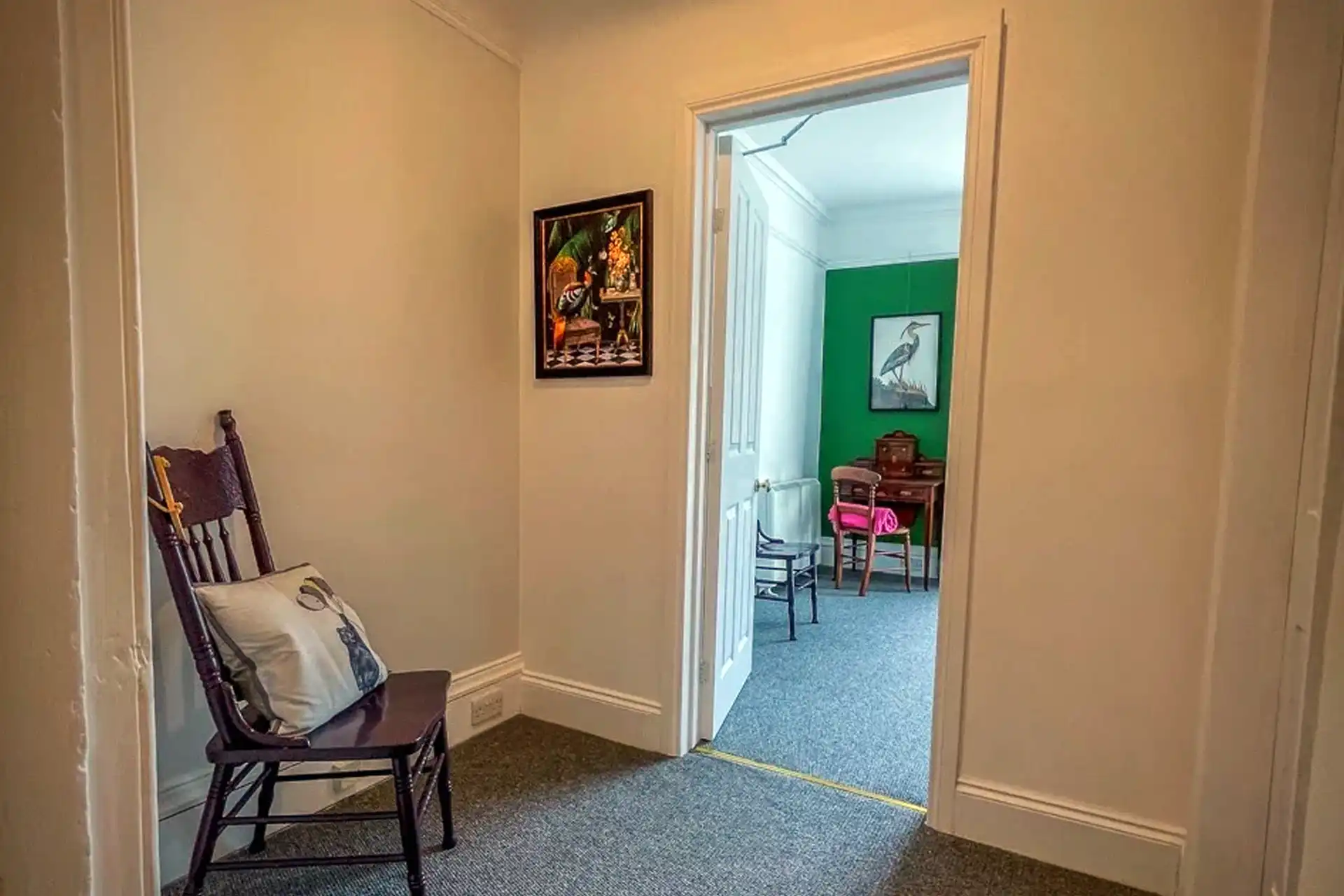 12 CTR - Lobby into Green and Blue Rooms